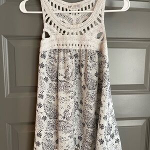 Jolt White & Black Tank